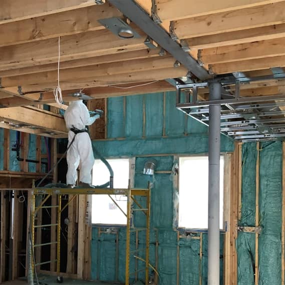 Residential Spray City Insulation